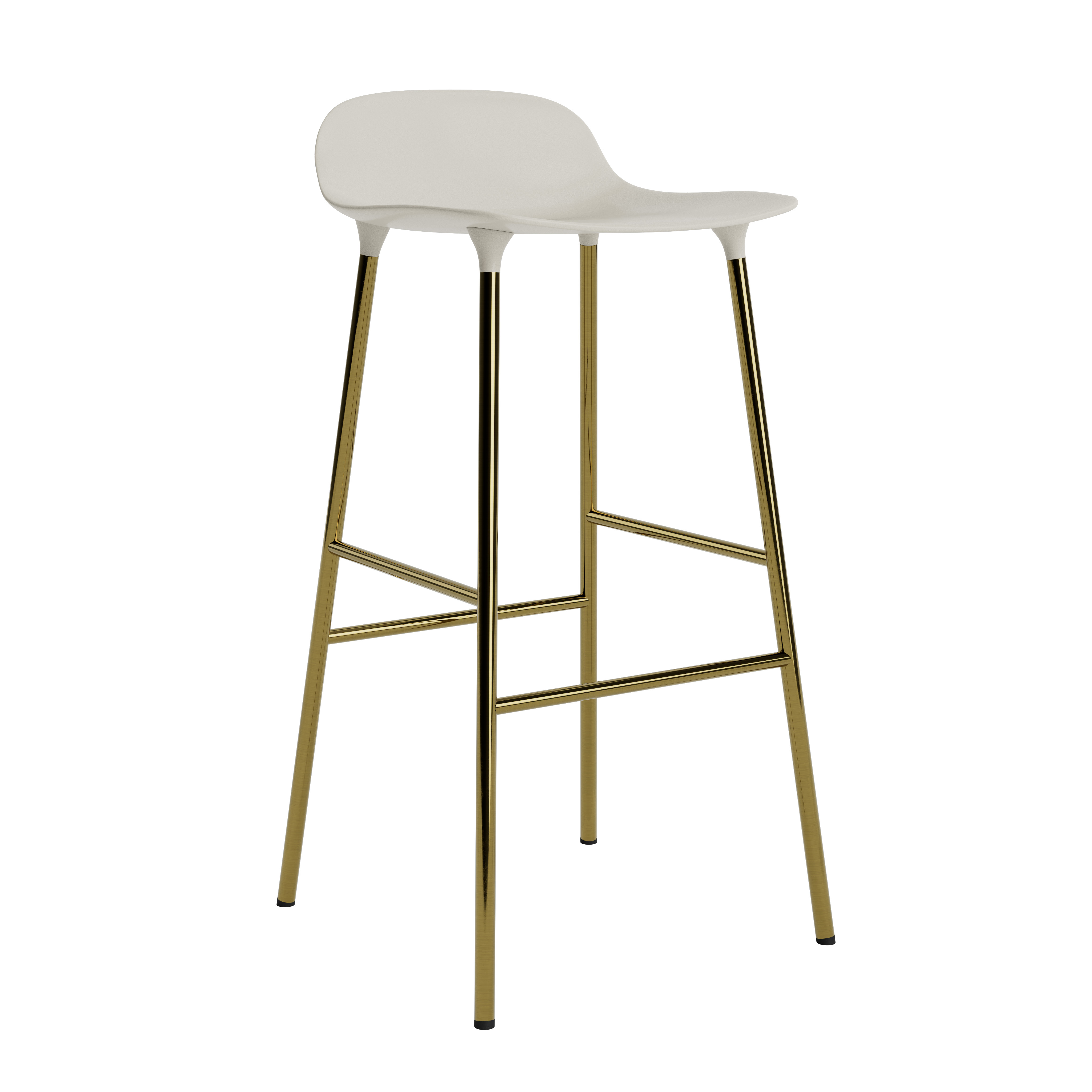 Normann Copenhagen Form 75cm Barstool - Brass
