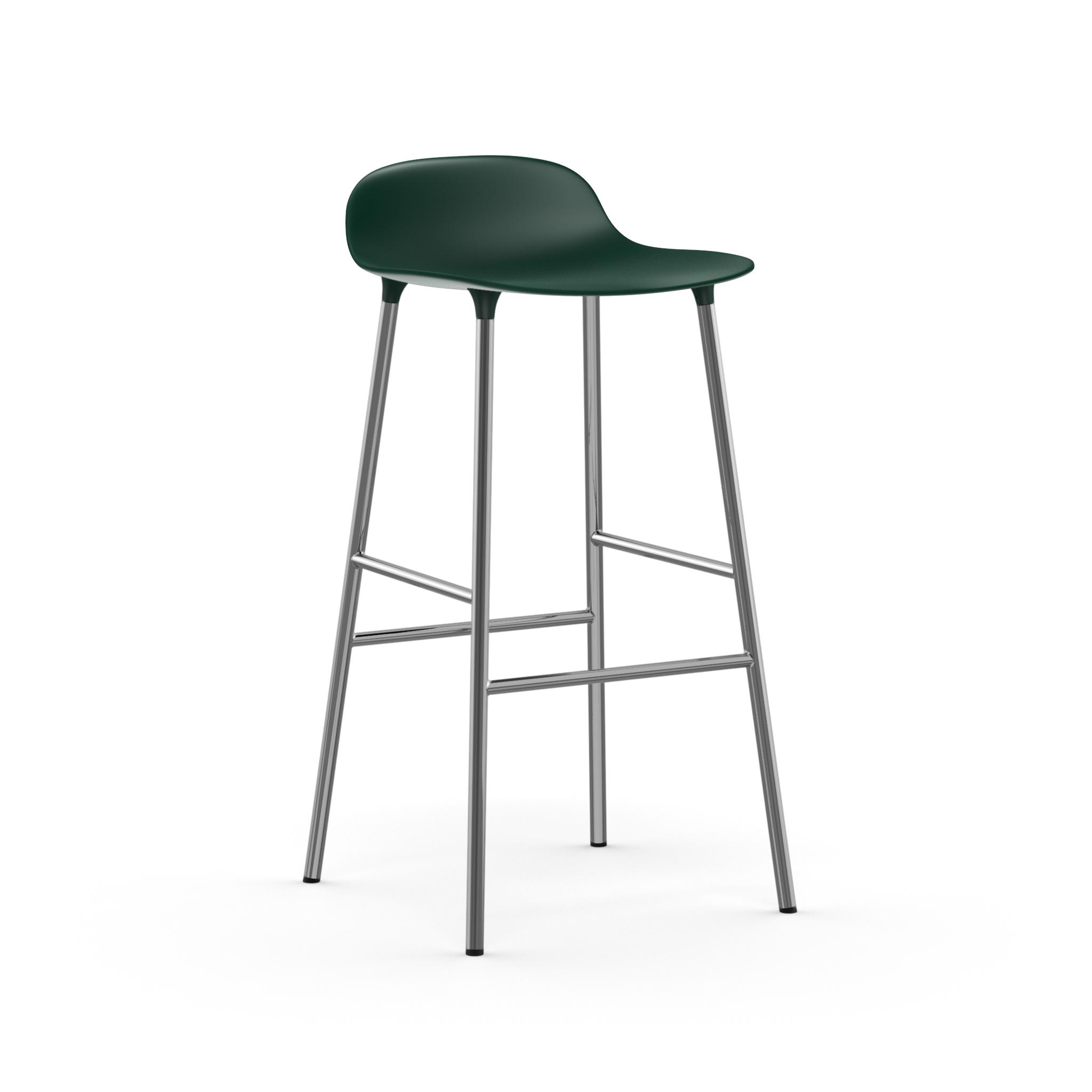 Normann Copenhagen Form 75cm Barstool - Chrome