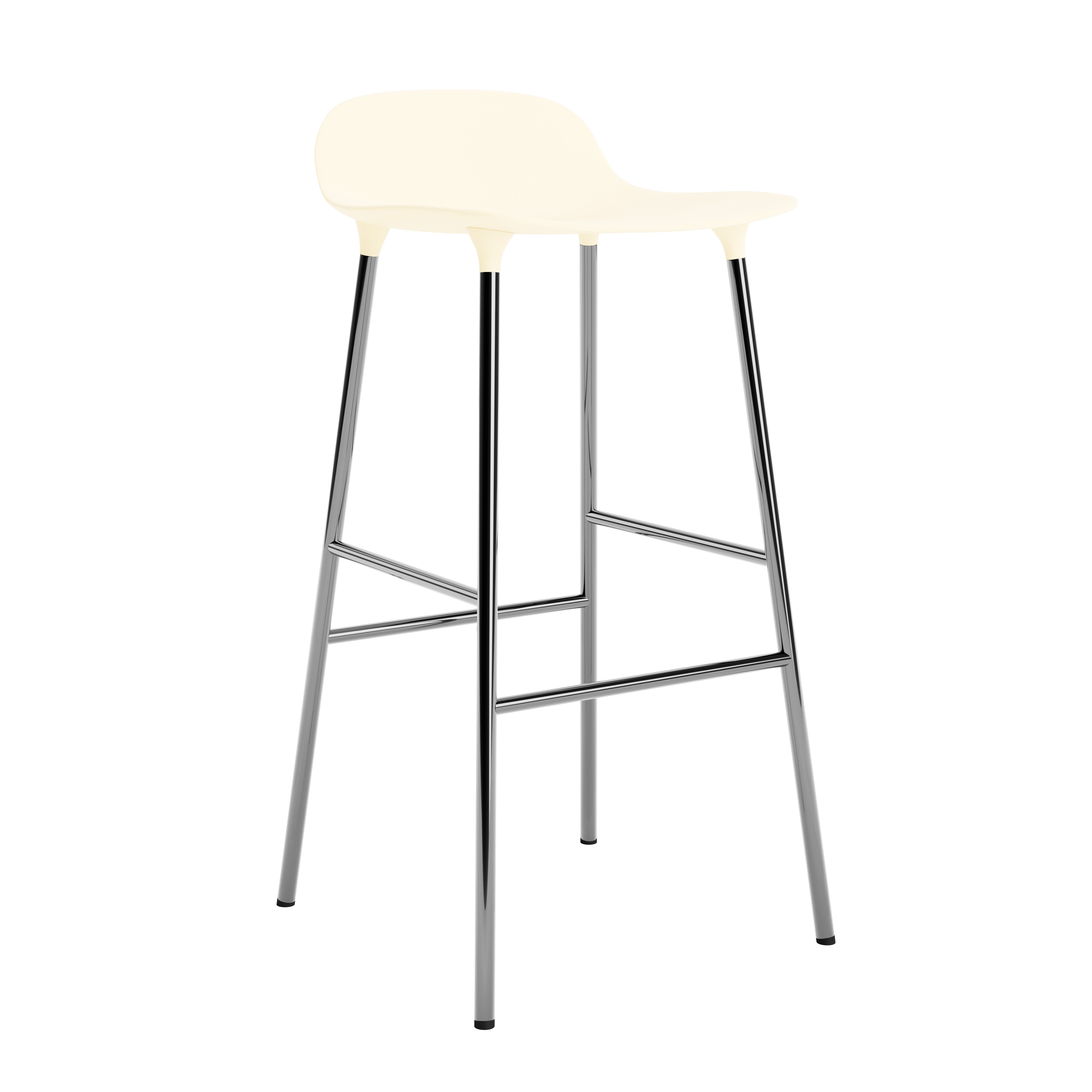 Normann Copenhagen Form 75cm Barstool - Chrome