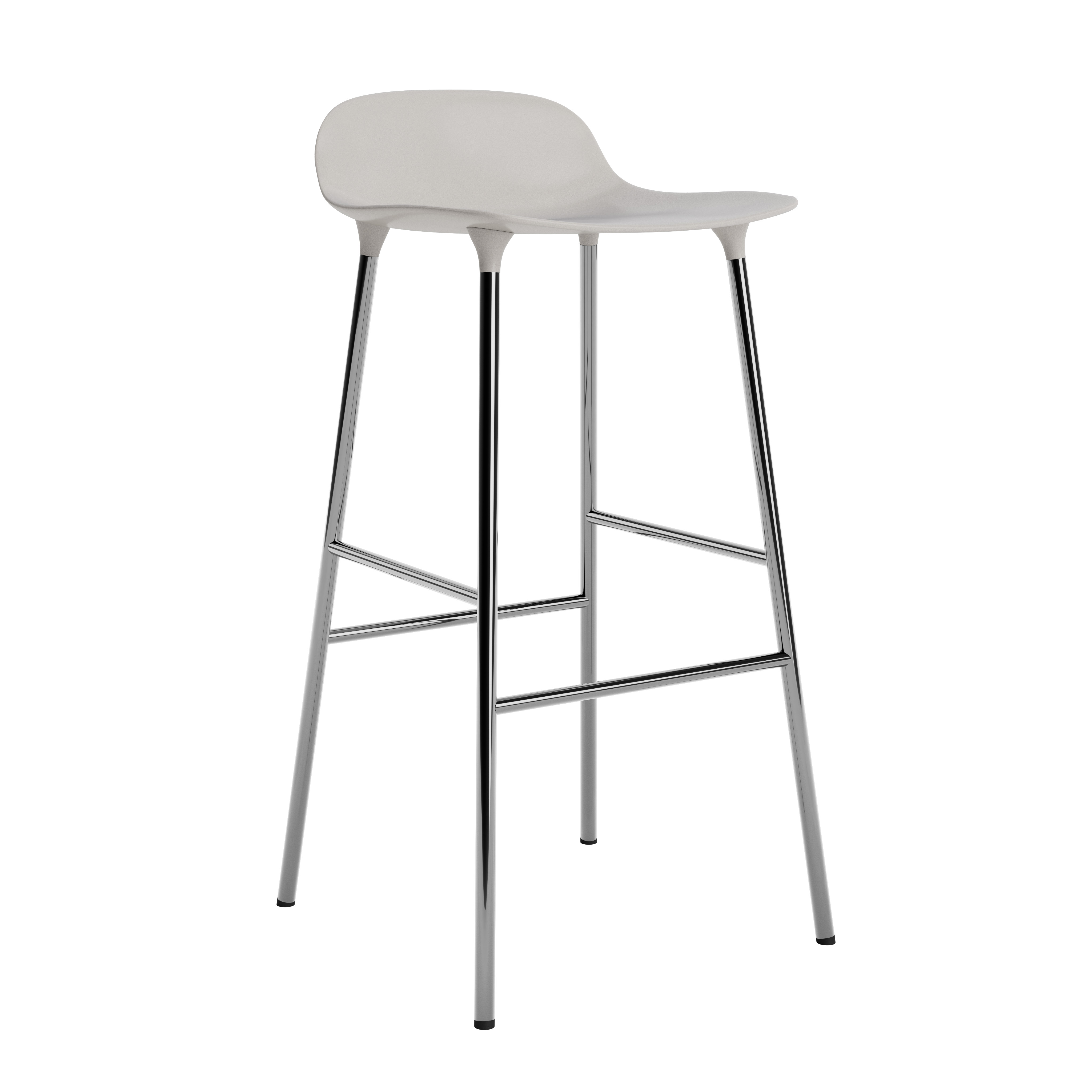 Normann Copenhagen Form 75cm Barstool - Chrome