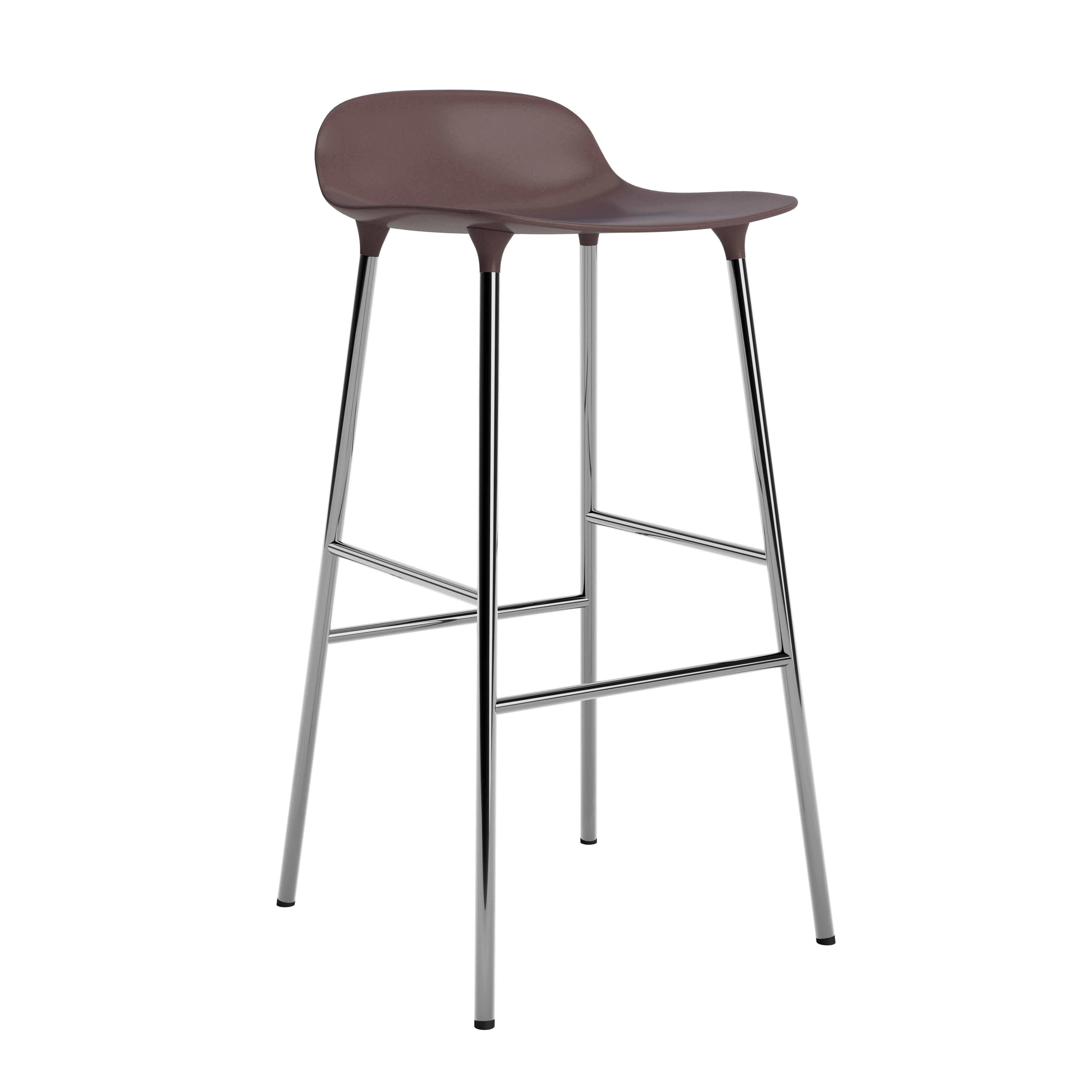 Normann Copenhagen Form 75cm Barstool - Chrome