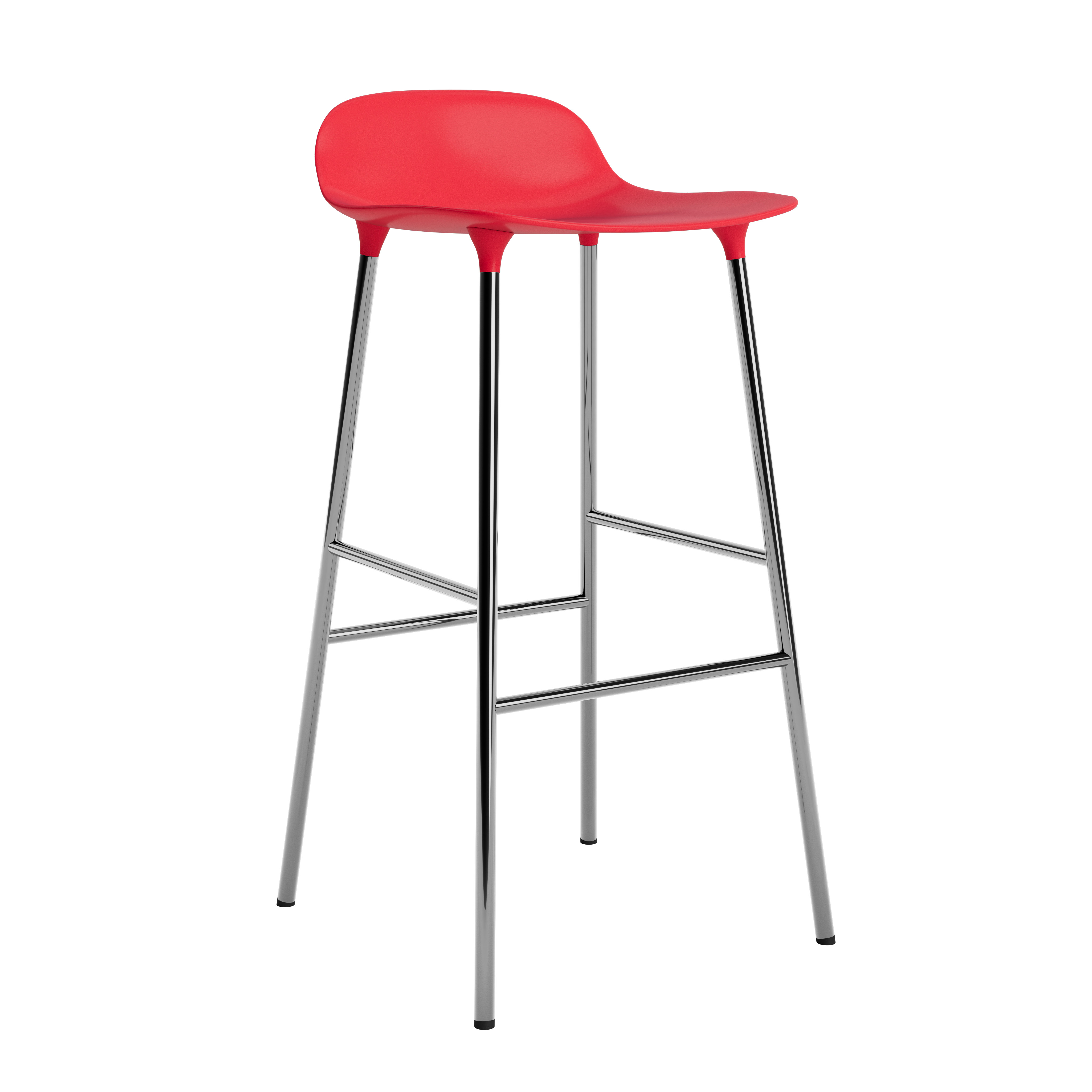 Normann Copenhagen Form 75cm Barstool - Chrome