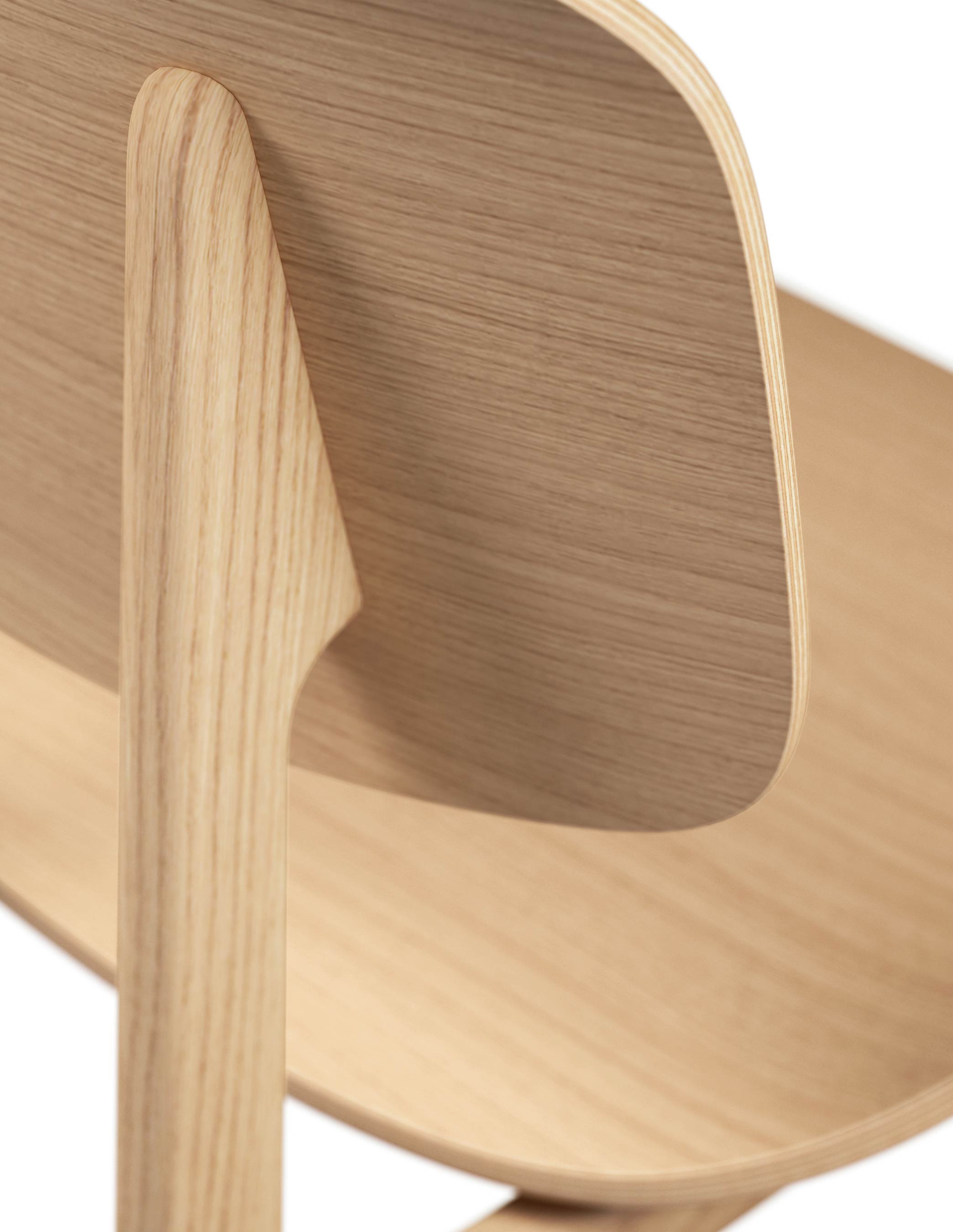 Norr11 NY11 Dining Chair Natural Oak Closeup