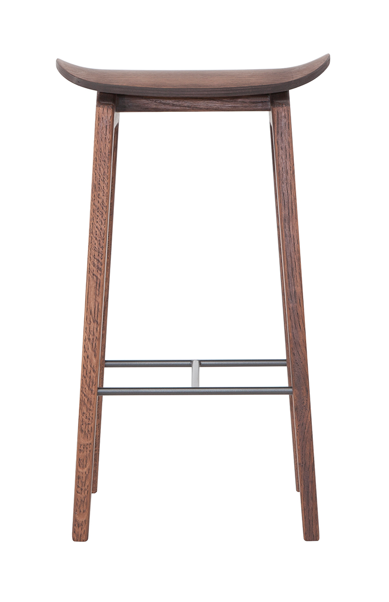 Norr11 NY11 Bar Stool Smoked Oak - Low