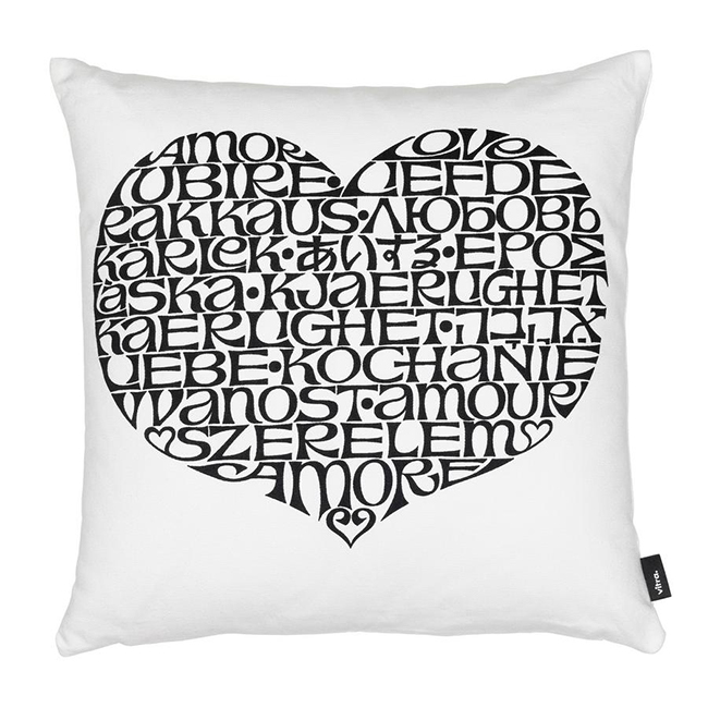 Vitra Graphic Print Pillow - International Love Heart