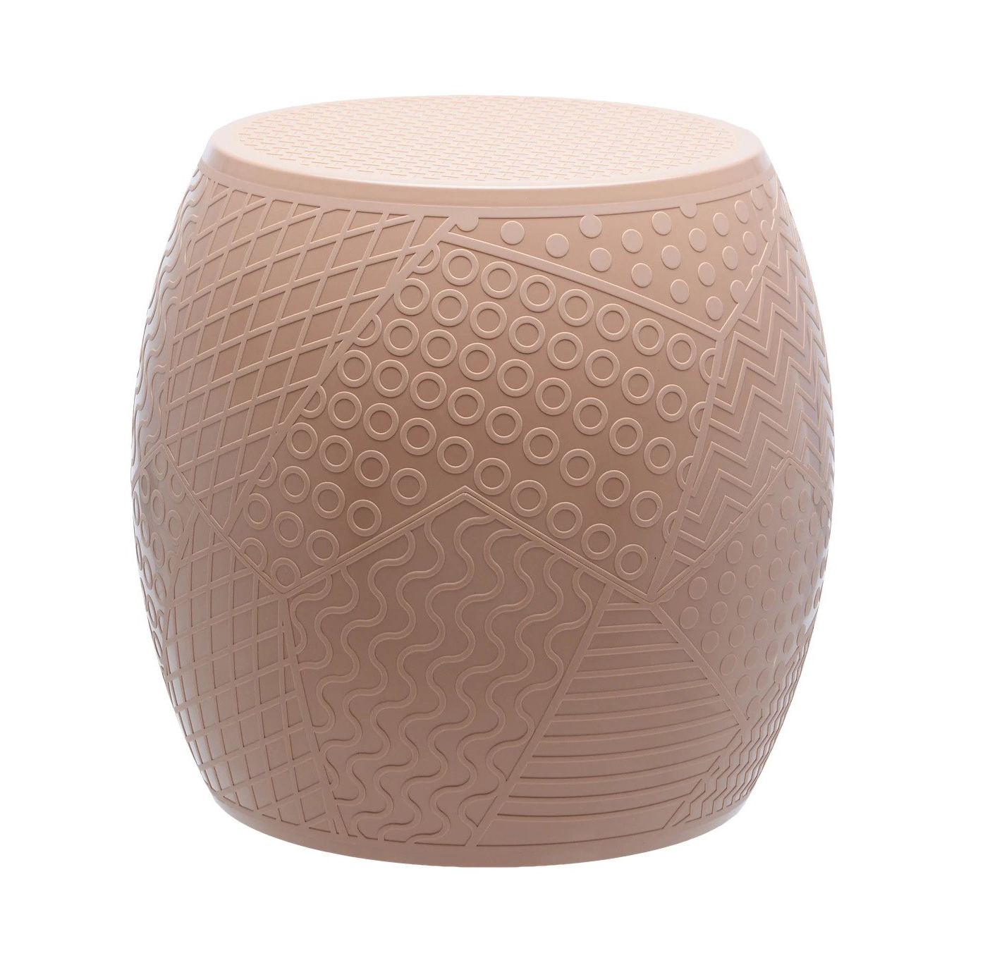 Kartell Roy Stool Dusty Pink