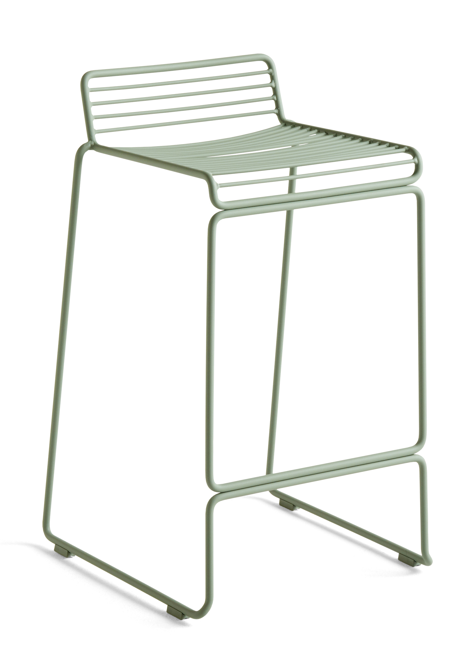 HAY Hee Outdoor Bar Stool Low - Fall Green