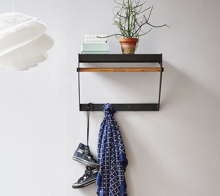 Cane-Line Copenhagen City Coat/Clothes Rack - Lava Grey - Lifestyle