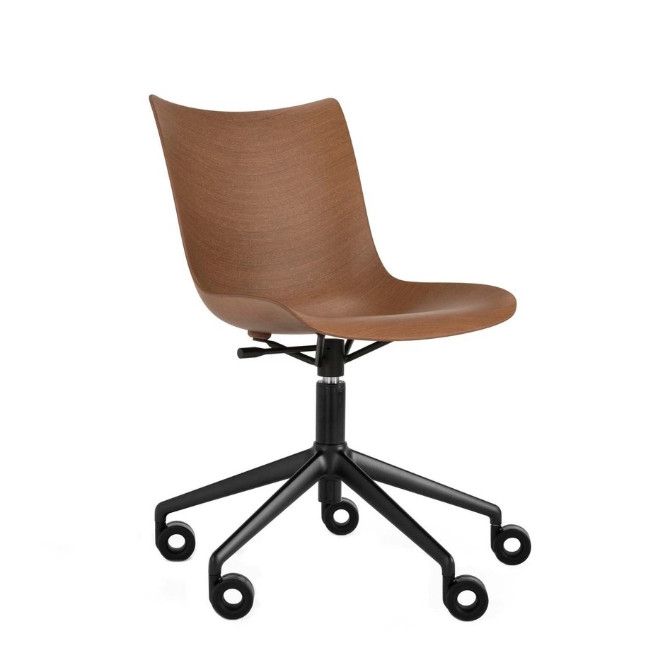 Kartell P/Wood Swivel Chair