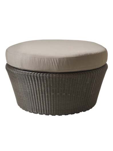 Cane-Line Kingston Footstool, large