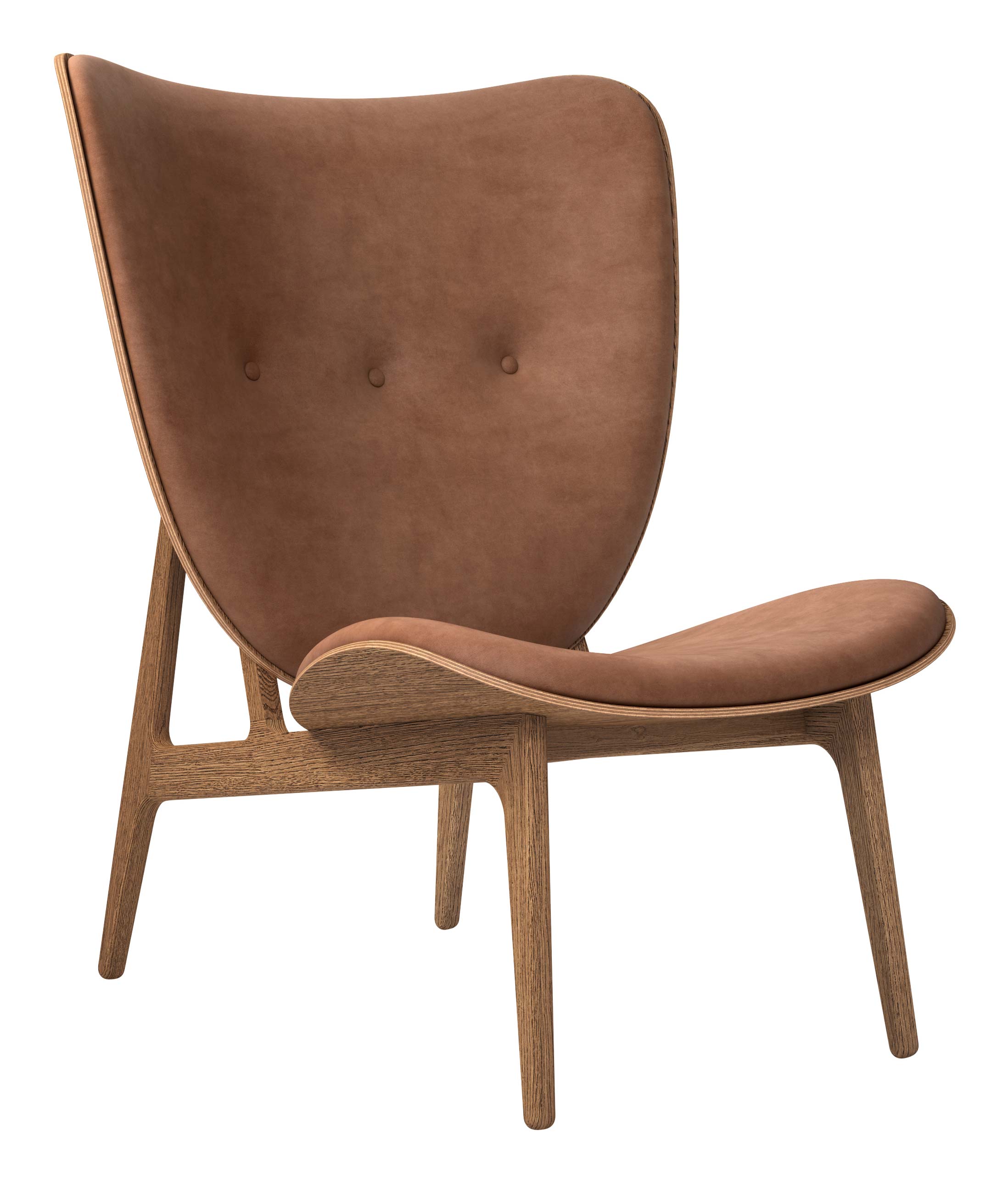 Norr11 Elephant Chair Smoked Base Dunes (Vintage) Leather Rust