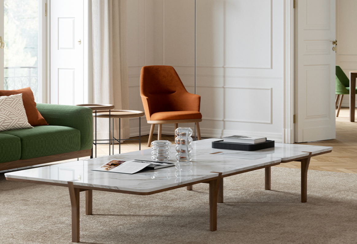 Wewood Corner Rectangular Table