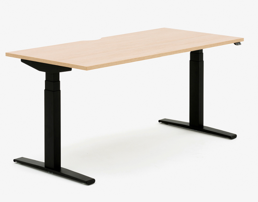 1600x800 Black/Oak