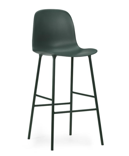 Normann Copenhagen Form 75cm Bar Chair - Steel