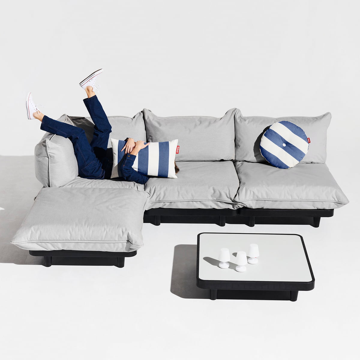 2x Seat, 1x Corner Seat, 1x Hocker & 1x Table