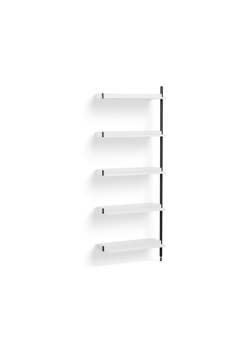 HAY Pier System 110 Add-on White Powder Coated Steel Black