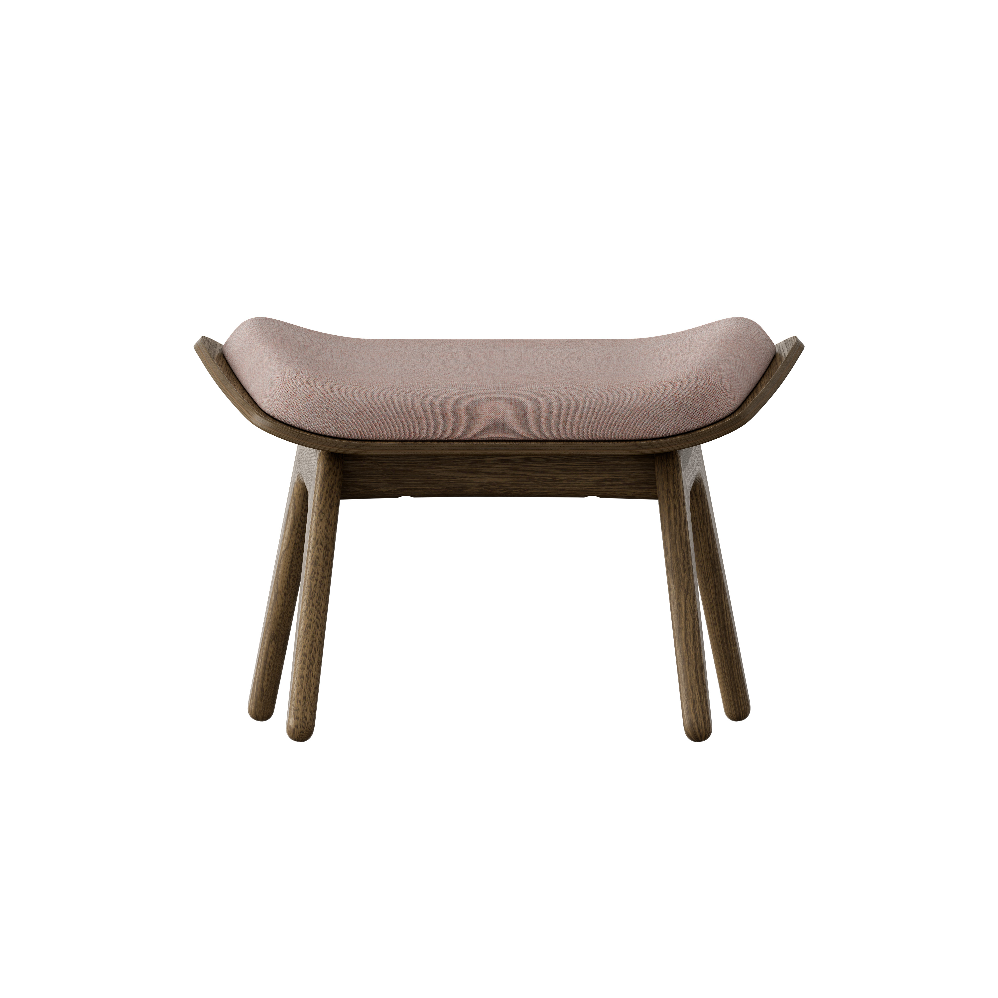 Umage The Reader Ottoman Dark Oak Dusty Rose