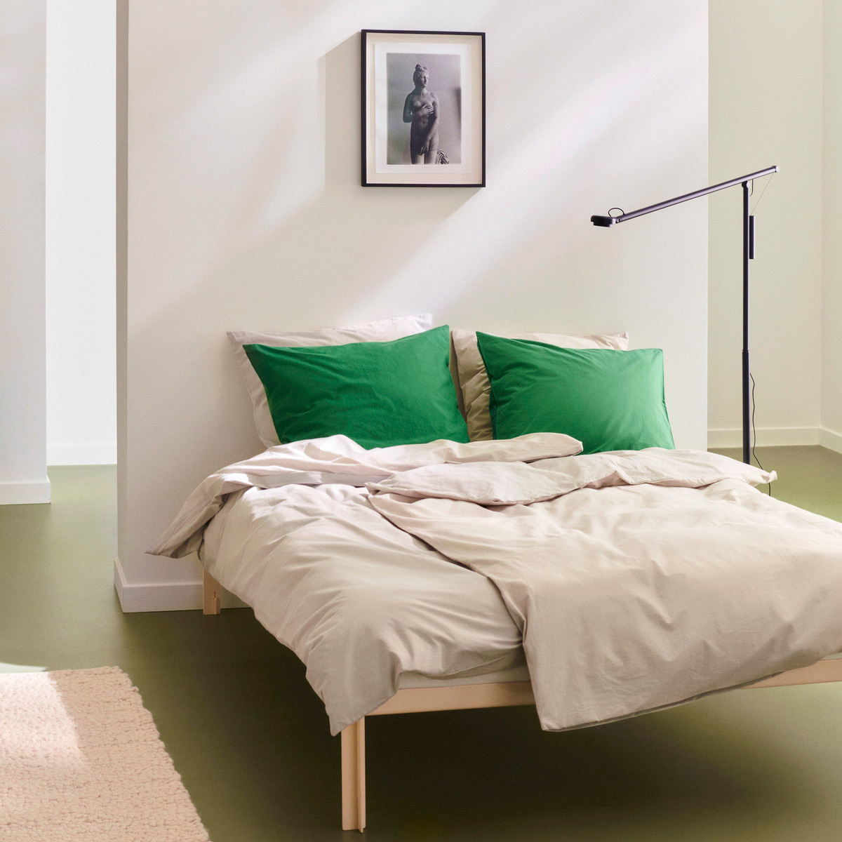 HAY Connect Bed Alabaster