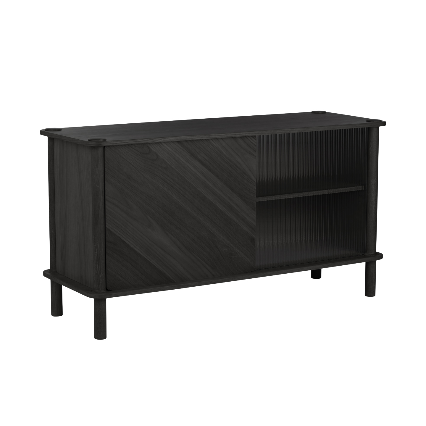 Umage Italic Sideboard Mixed Black Oak