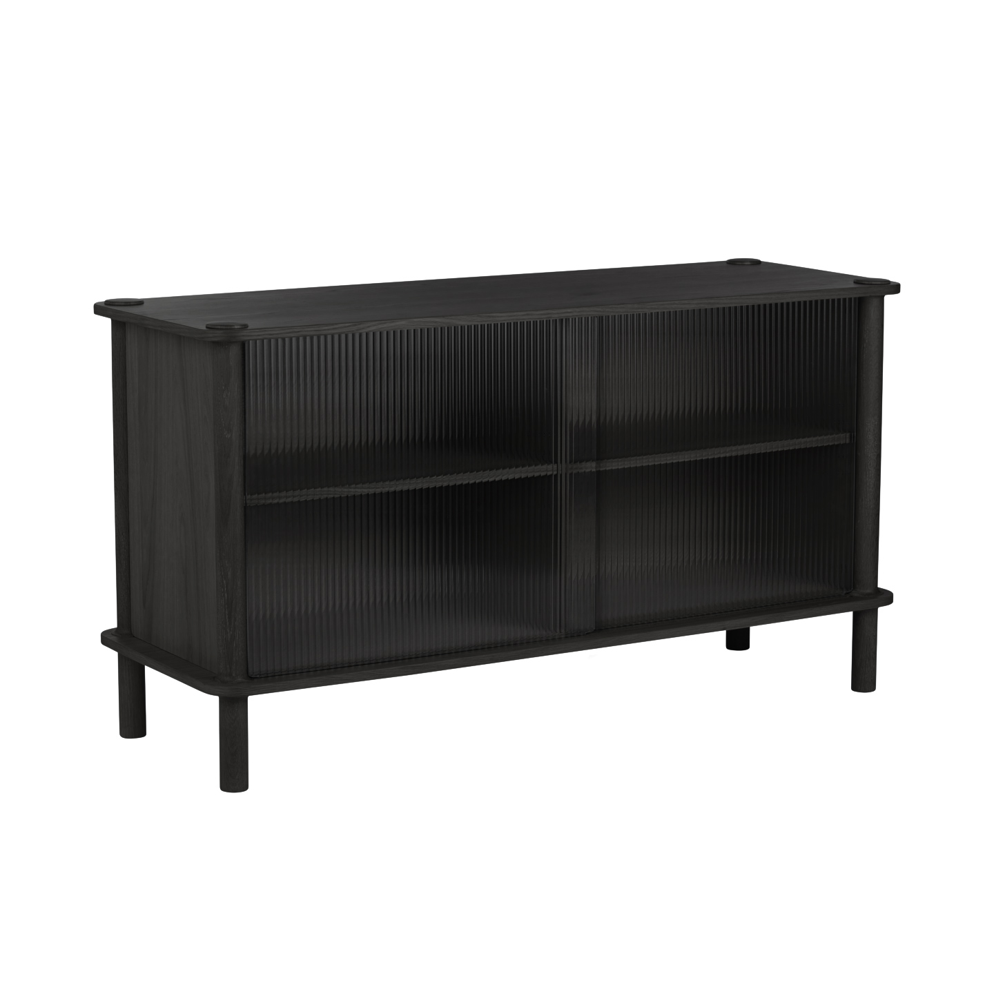 Umage Italic Sideboard Glass Black Oak