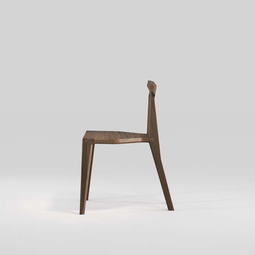 Wewood Orca chair in Walnut