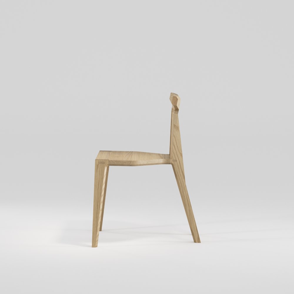 Wewood Orca chair in Oak