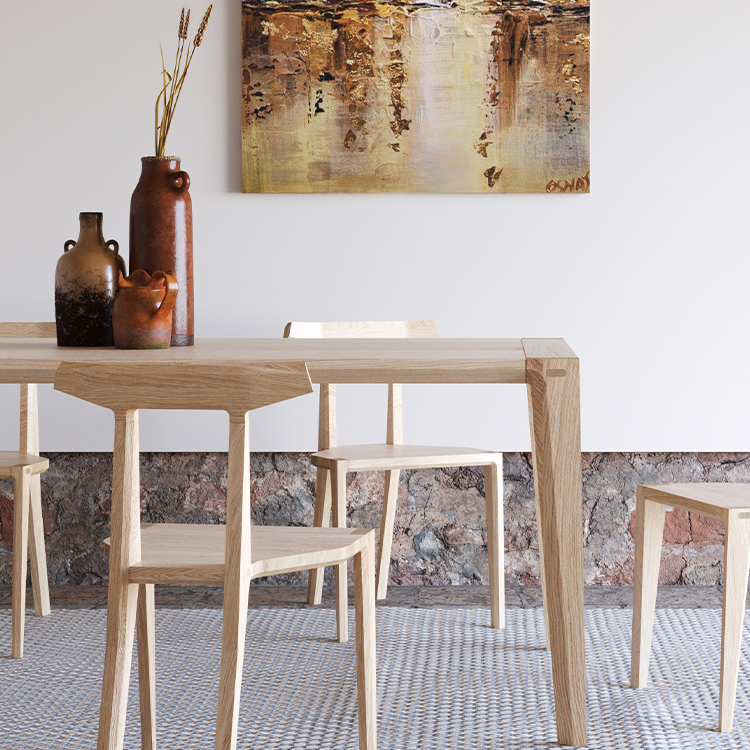 Wewood Orca chair in Oak