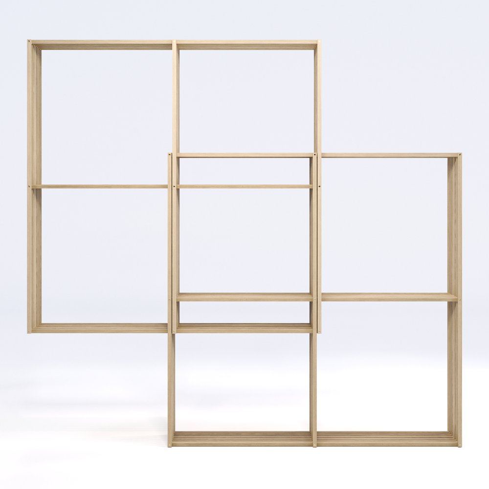 Wewood X2 Bookshelf Oak