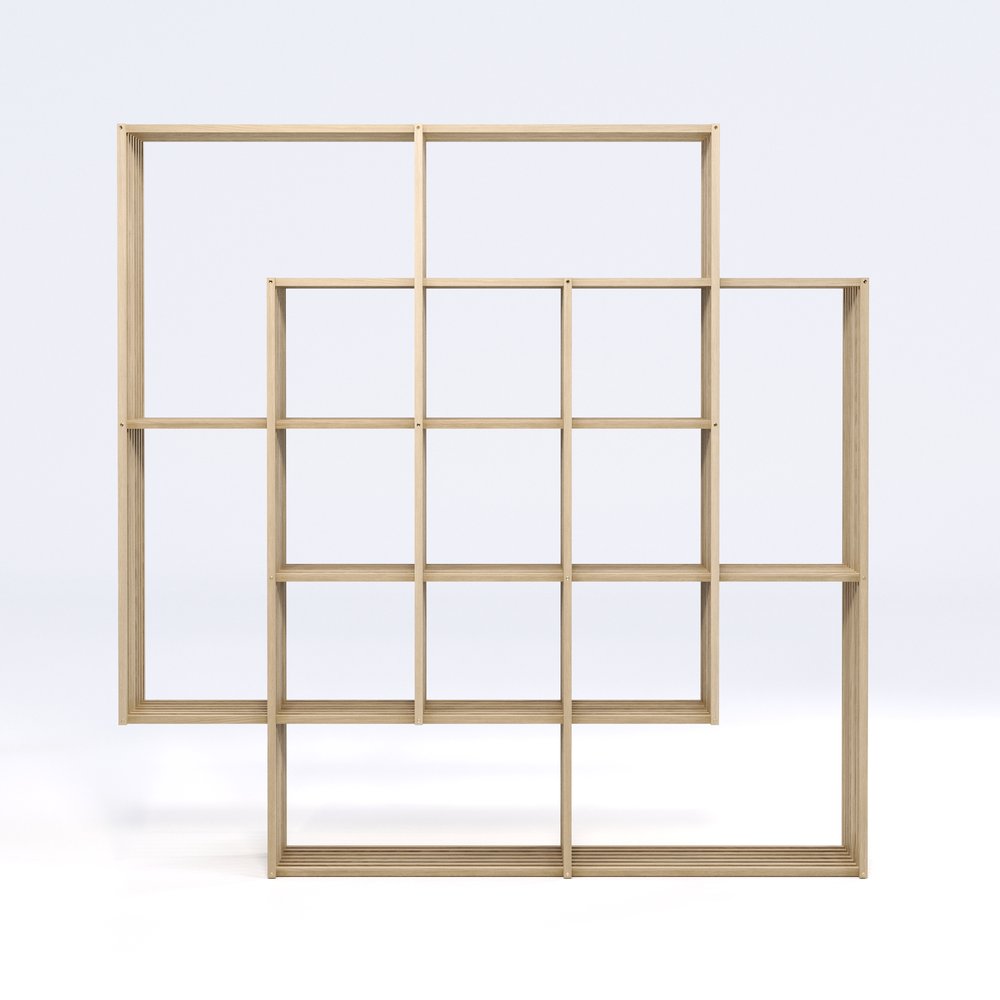 Wewood X2 Bookshelf Oak