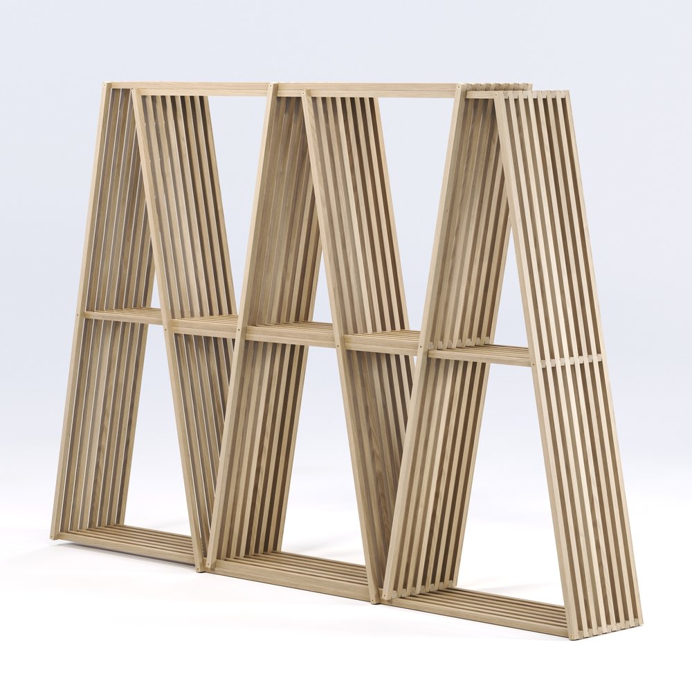Wewood X2 Bookshelf Oak