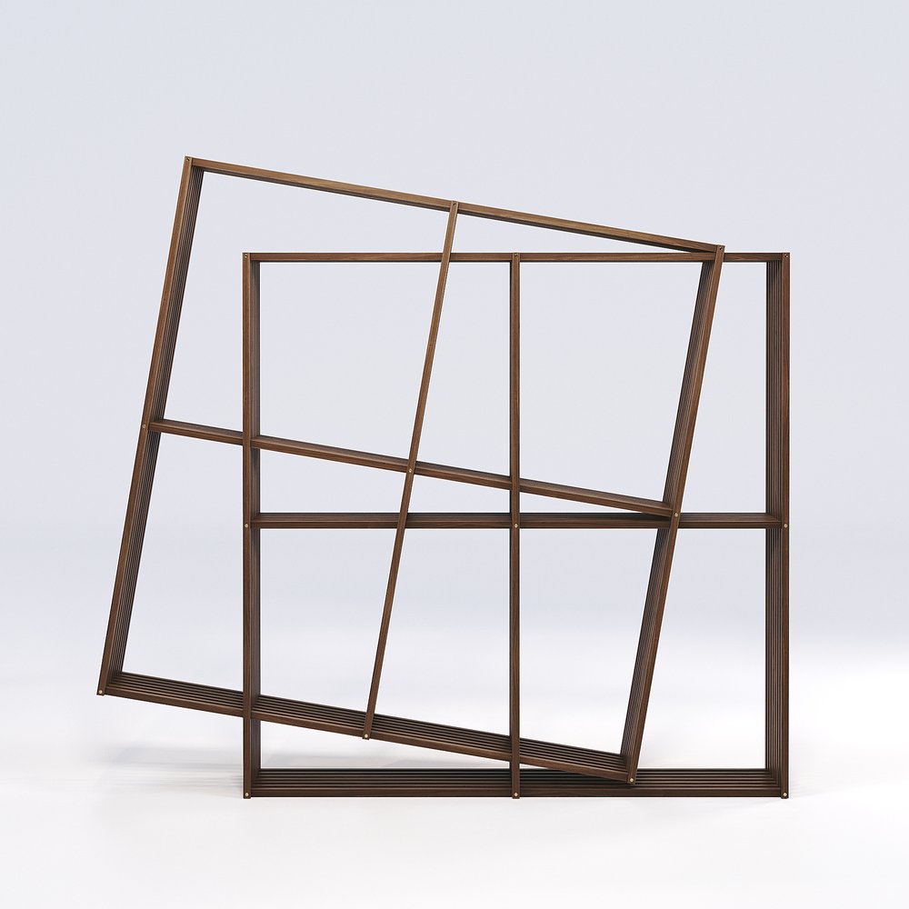 Wewood X2 Bookshelf Walnut