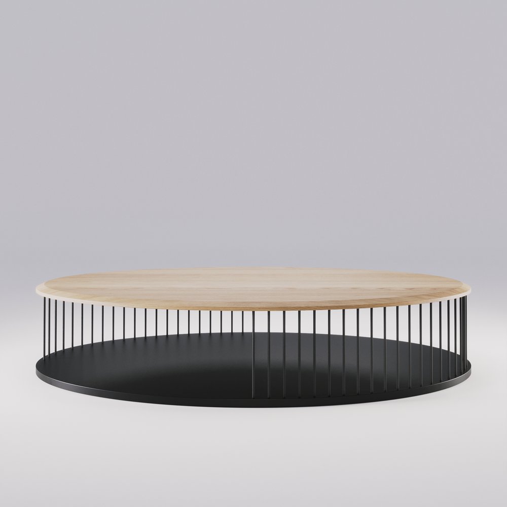 Wewood Memória Coffee Table, Oak Veneered