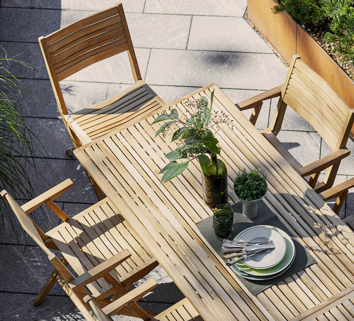 Cane-Line Flip Folding Armchair