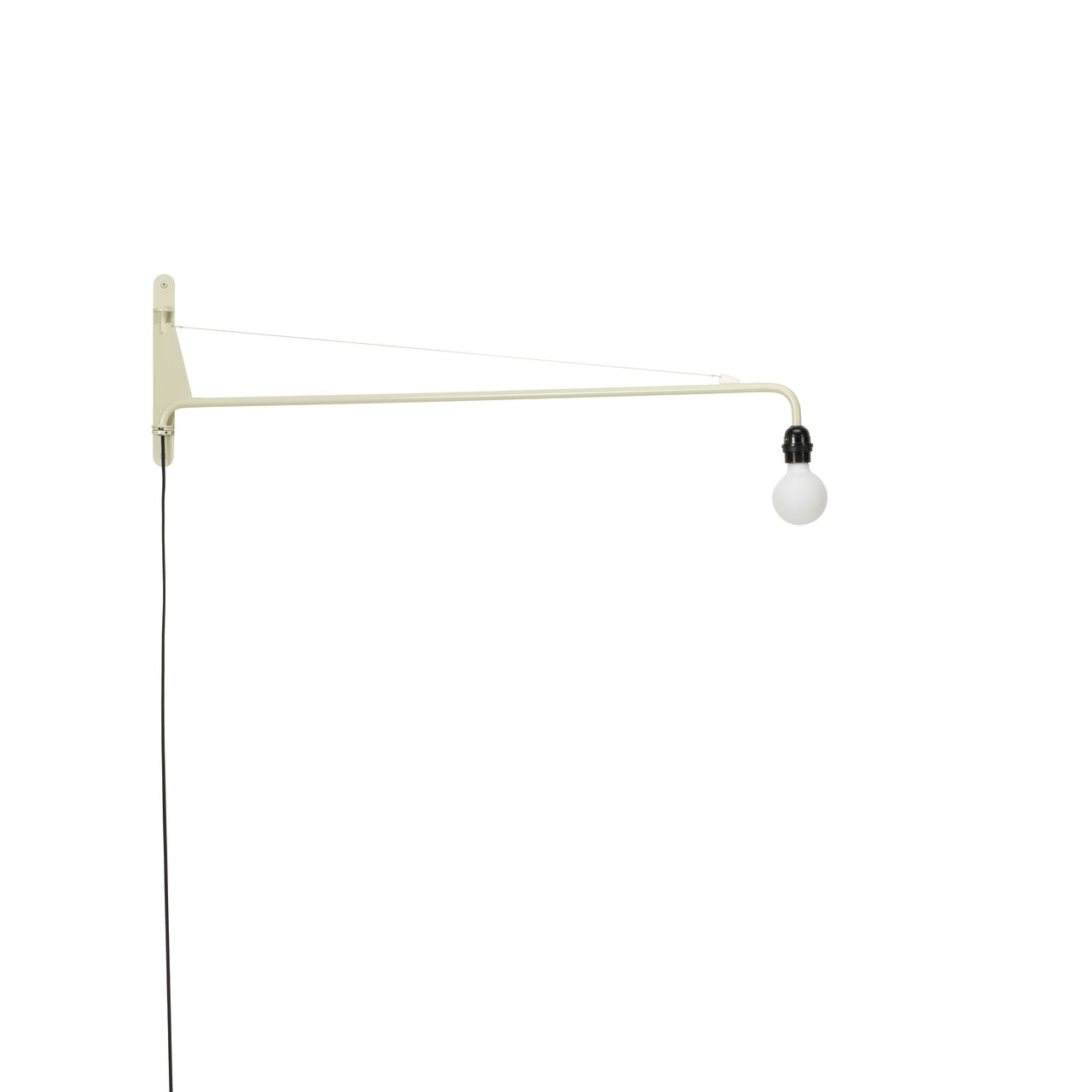 Vitra Petite Potence Wall Light - Prouvé Blanc Colombe (Ecru)
