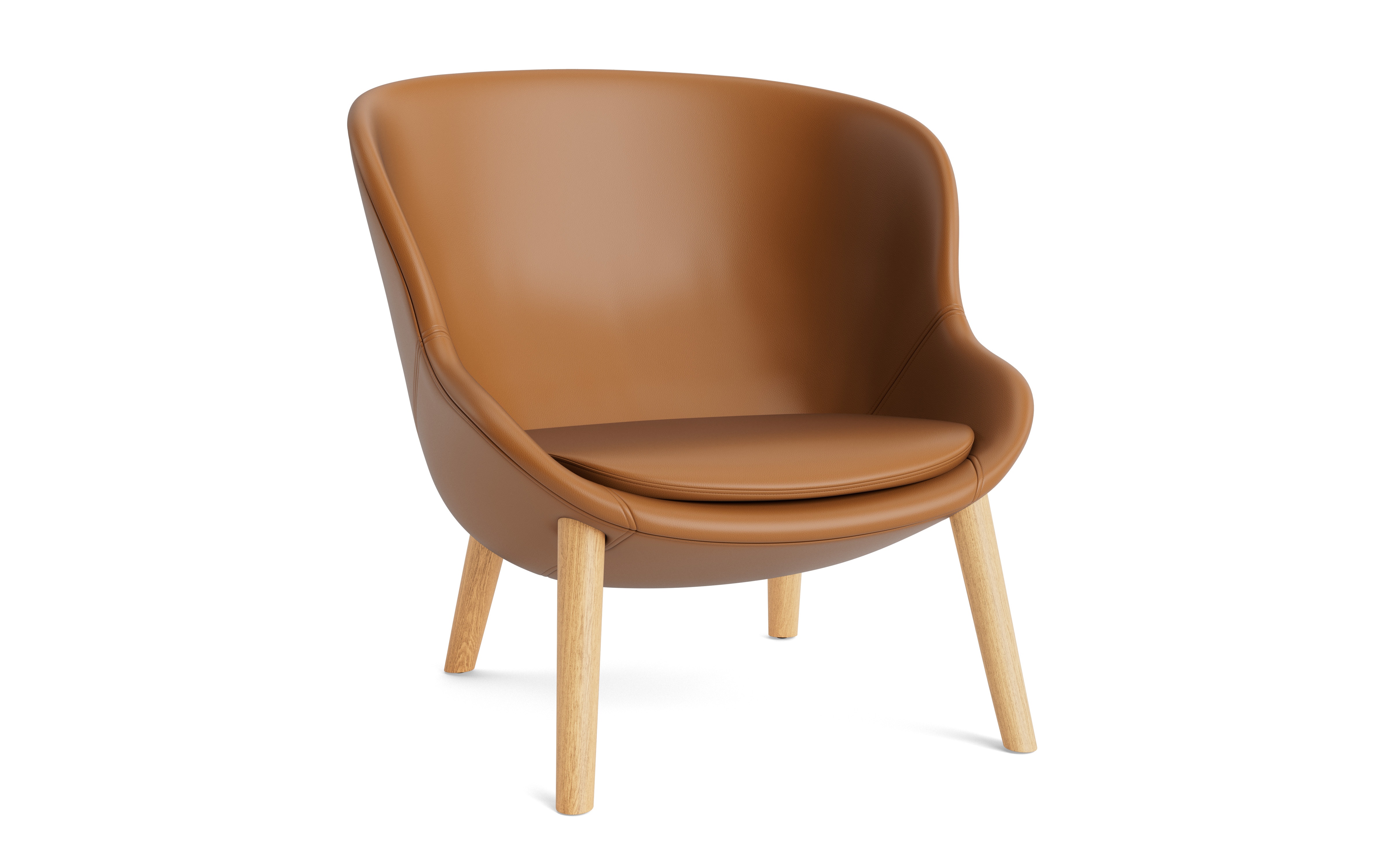 Normann Copenhagen Hyg Lounge Chair Low Oak