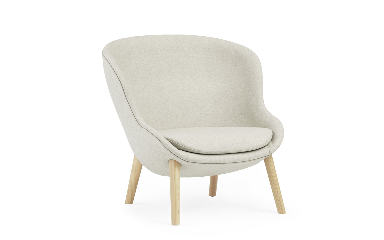 Normann Copenhagen Hyg Lounge Chair Low Oak