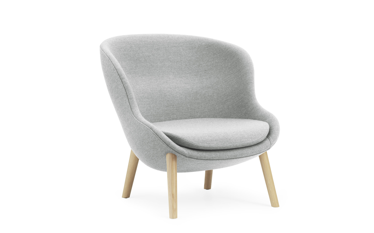 Normann Copenhagen Hyg Lounge Chair Low Oak