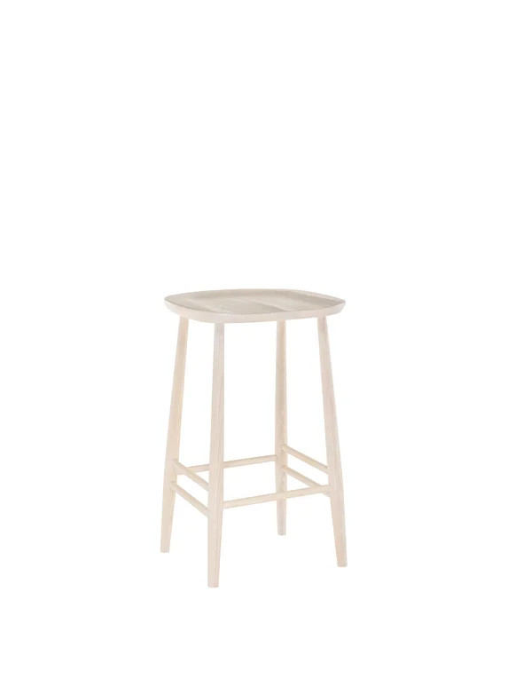 CLEARANCE Ercol Counter Stool 65 cm – Clear Matt