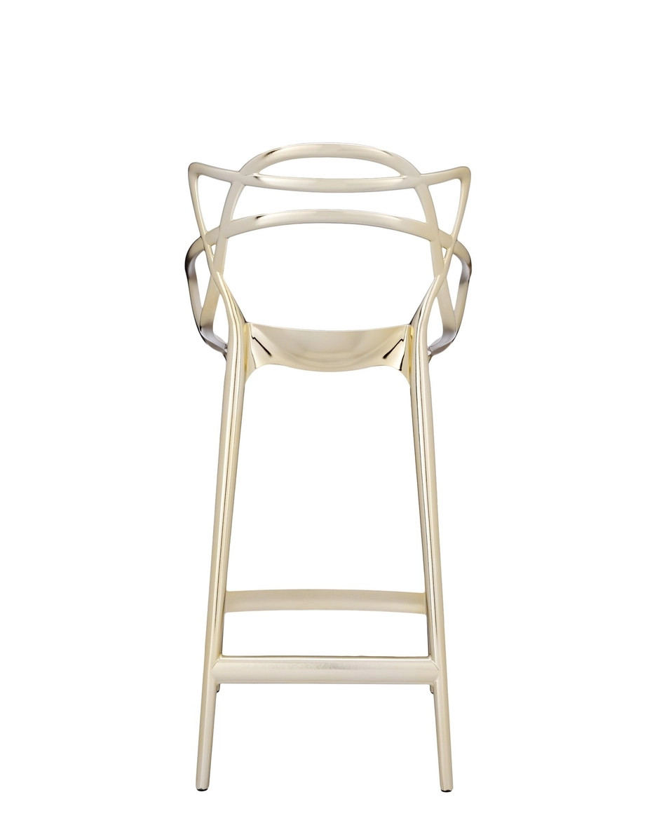 CLEARANCE Kartell Masters Stool - Metallic Gold