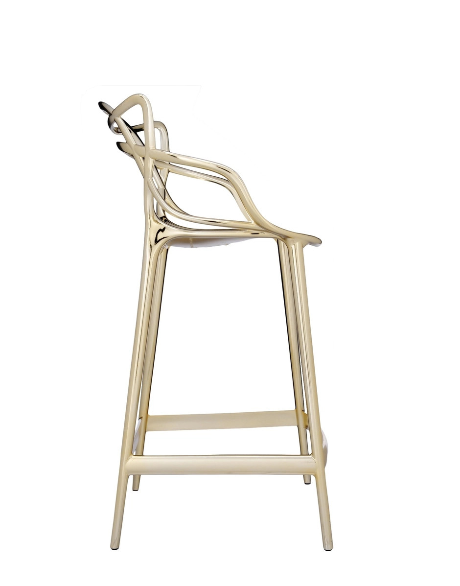 CLEARANCE Kartell Masters Stool - Metallic Gold