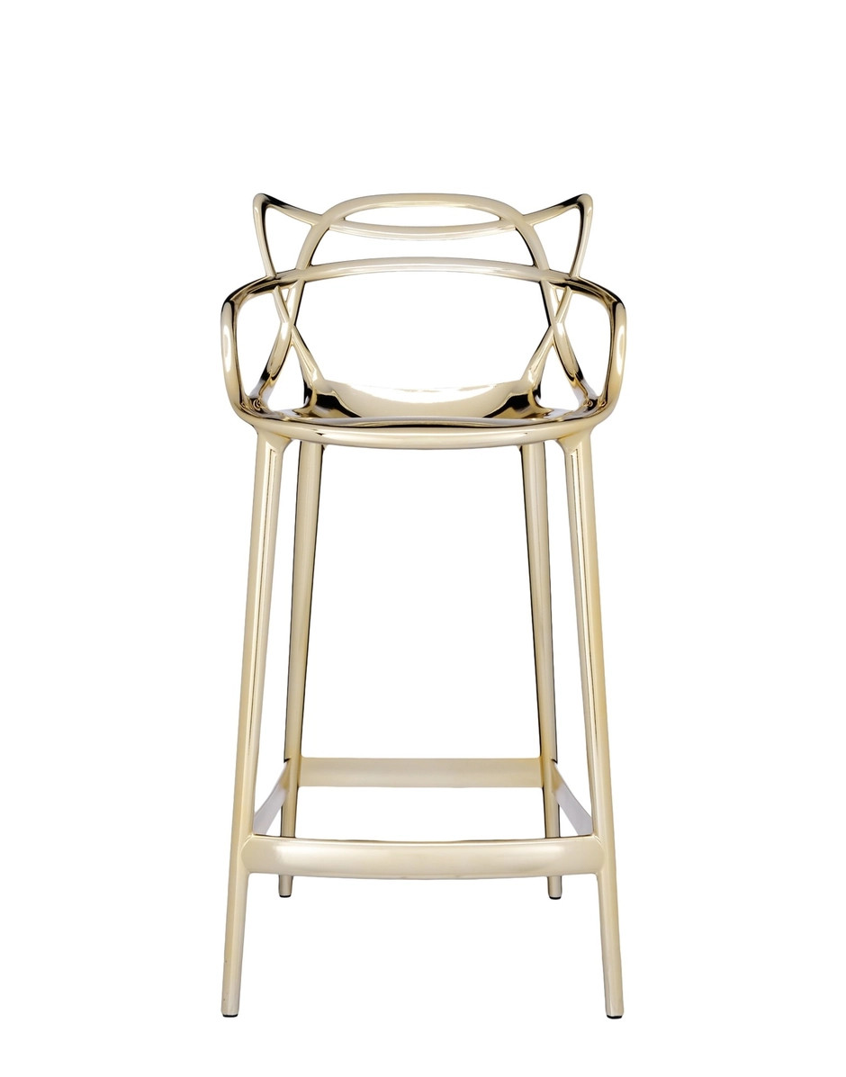 CLEARANCE Kartell Masters Stool - Metallic Gold