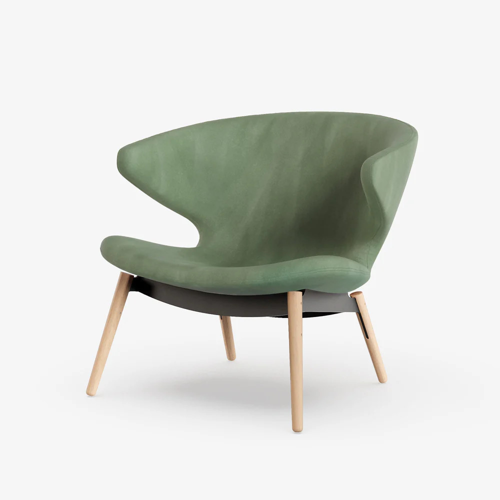 NEW Case Ella Lounge Chair in Ultrasuede