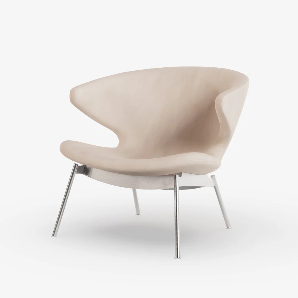 NEW Case Ella Lounge Chair in Ultrasuede