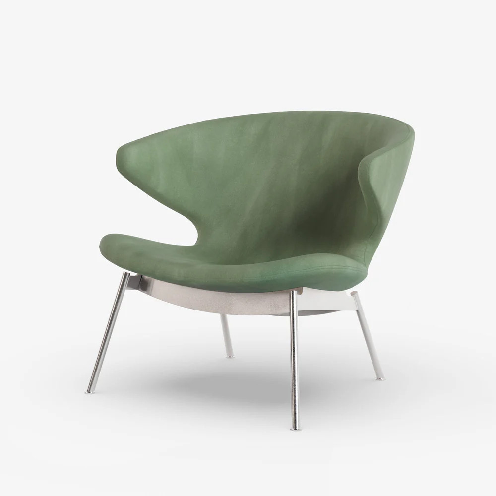 NEW Case Ella Lounge Chair in Ultrasuede