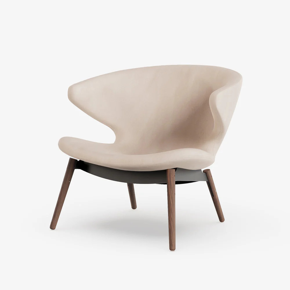 NEW Case Ella Lounge Chair in Ultrasuede
