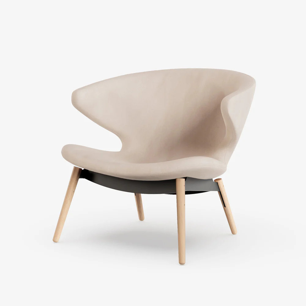 NEW Case Ella Lounge Chair in Ultrasuede