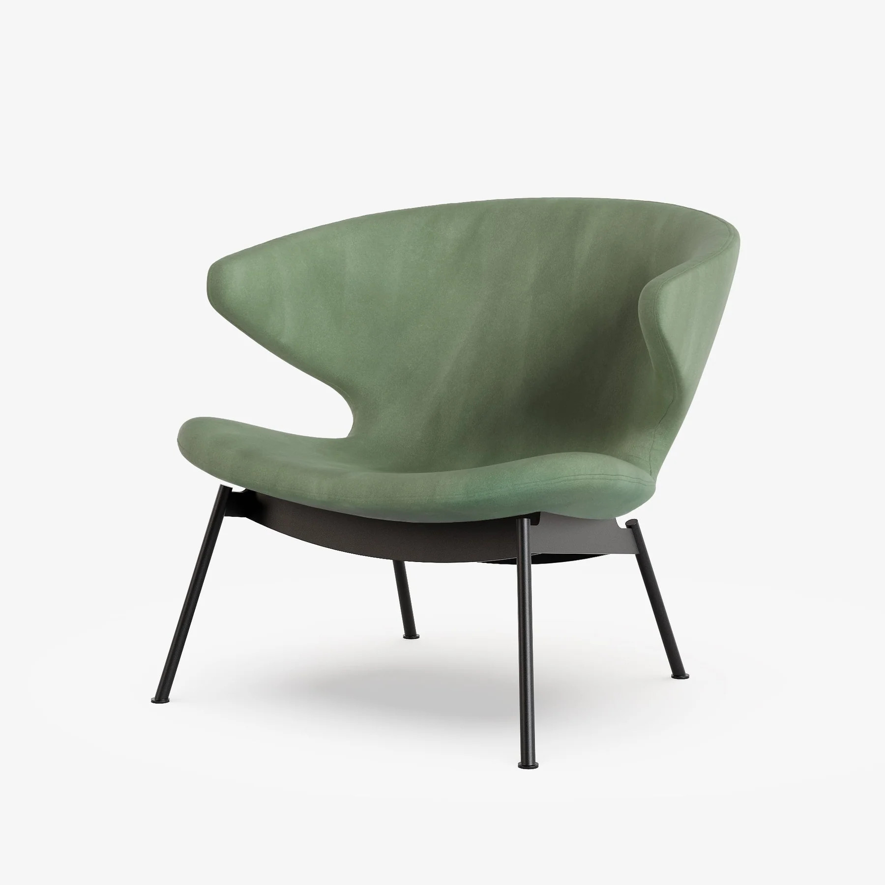 NEW Case Ella Lounge Chair in Ultrasuede