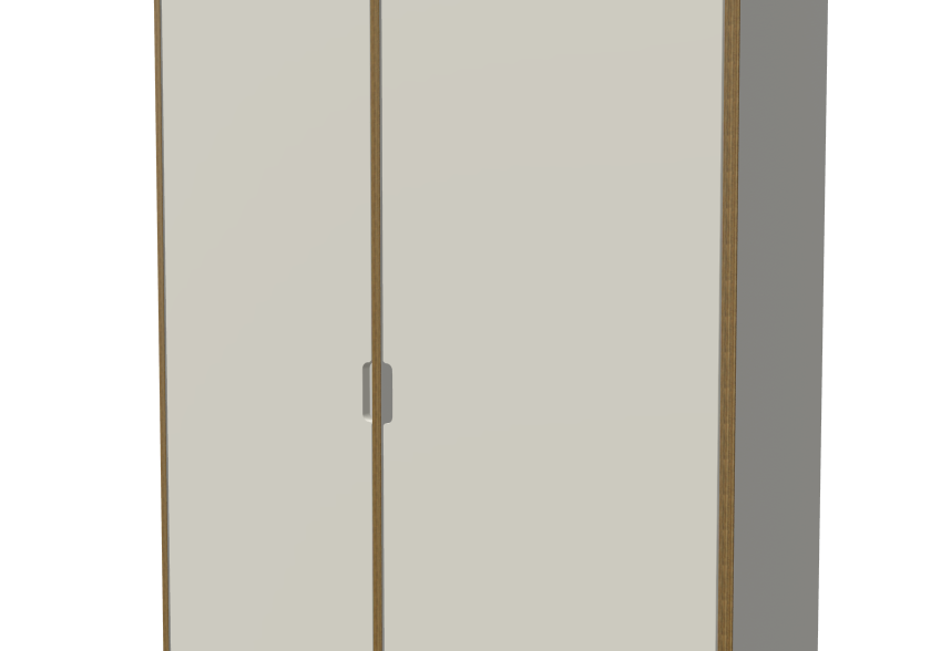 Muller Modular Plus Wardrobe - Combination 2 CPL/HPL Coated