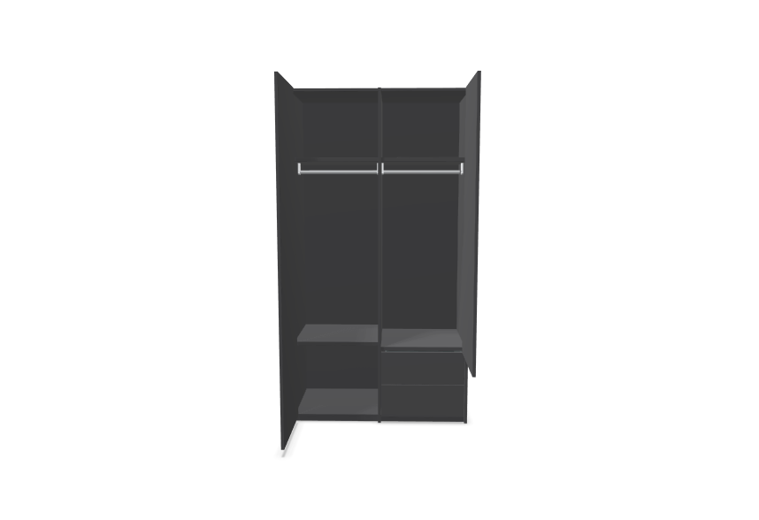 Muller Modular Plus Wardrobe - Combination 2 RAL Colours