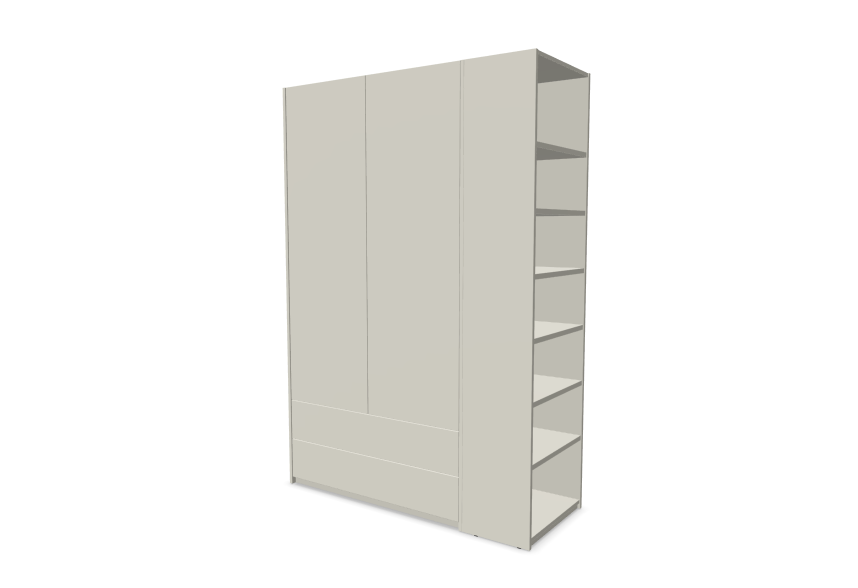 Muller Modular Plus Wardrobe - Combination 3 RAL Colours